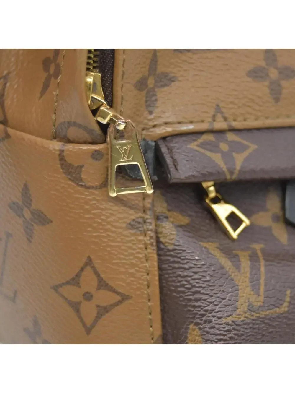 $2770 RFID Louis Vuitton Reverse Monogram Palm Springs